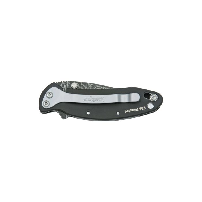 Kershaw Chive Assisted Opening Frame lock Damascus Folding Knife