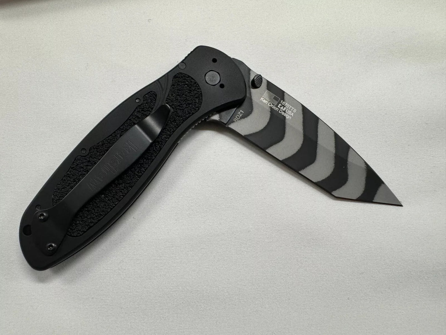 Kershaw Blur Tiger Stripe Assisted Opening Knife