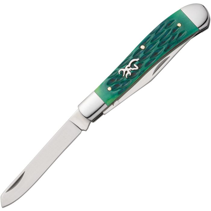 Browning Trapper Green Jigged Bone
