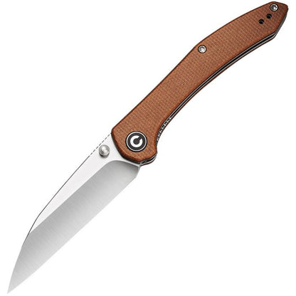 Civivi Hadros Folding Knife 3.35" Brown Micarta Handle