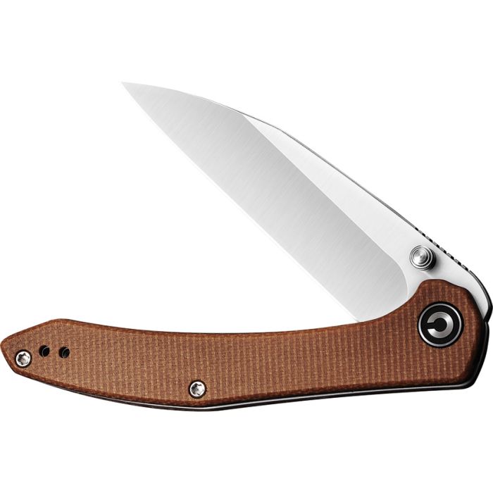 Civivi Hadros Folding Knife 3.35" Brown Micarta Handle
