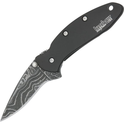 Kershaw Chive Assisted Opening Frame lock Damascus Folding Knife