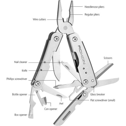 Roxon M2 14 in 1 Mini Multitool