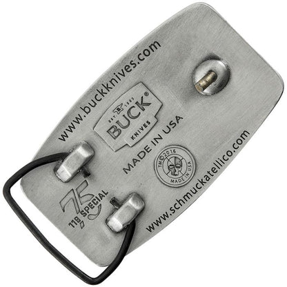 Buck 75th Anniversary Collectors Limited Edition 119 Special Belt Buckle USA